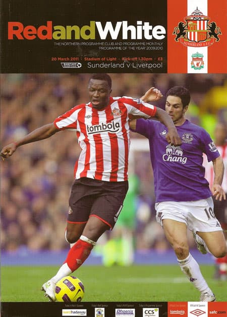 Sunderland FC v Liverpool FC